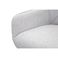 Kép 6/11 - Glamour bárszék 2db-os szett szürke/fekete 55x55x109 cm 4
