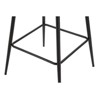 Kép 8/11 - Glamour bárszék 2db-os szett szürke/fekete 55x55x109 cm 7