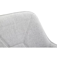 Kép 9/11 - Glamour bárszék 2db-os szett szürke/fekete 55x55x109 cm 8
