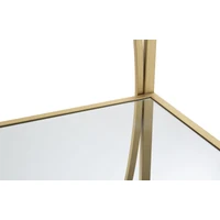 Kép 5/7 - Glamour könyves polc arany 90x38x180 cm 3