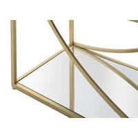 Kép 6/7 - Glamour könyves polc arany 90x38x180 cm 4