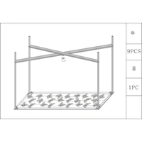 Kép 3/8 - Konzolasztal pillangókkal fém/üveg arany 100x35x80 cm 7