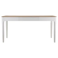 Kép 5/9 - Matera étkezőasztal bohó stílusban fehér/barna 180x90x80 cm 1