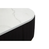 Kép 9/9 - Montpellier konzolasztal fekete/arany 100x43x74 cm 5