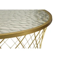 Kép 3/7 - Noah asztal 4db-os szett arany ø 70x45-47x54,5-36x50-28x45 cm