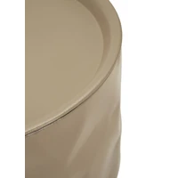 Kép 6/7 - Norimberga dohányzoasztal szett piros/krémszín Ø 62X30-51X26 cm 4
