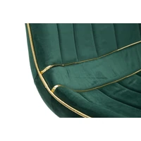 Kép 10/10 - Paris szék párnázott bársony szövettel szett 2 db green/gold 51x59x79 cm 5