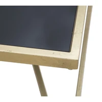 Kép 3/11 - Piramid dohányzóasztal fekete/arany 110x60x45 cm 7
