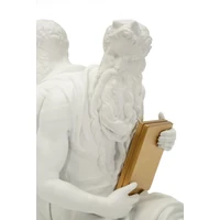 Kép 3/8 - Poseidon könyvtámasz fehér/arany 25,5X15X22,3 cm 2