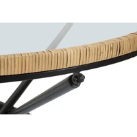 Kép 5/11 - Saint barth kerek dohányzóasztal rattan ø 80x46,5 cm