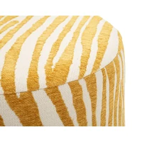 Kép 4/6 - Savana puff zebra csíkos mézsárga Ø 40X40 cm 3