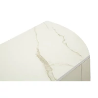 Kép 2/11 - Sharon konzolasztal fehér/arany 100x40x75 cm 6