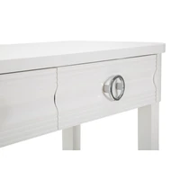 Kép 5/8 - Shine konzolasztal fenyőfából fehér 110x40x82 cm 3