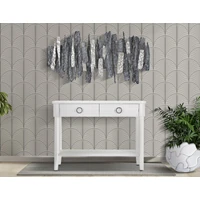 Kép 4/8 - Shine konzolasztal fenyőfából fehér 110x40x82 cm 6
