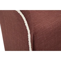 Kép 2/11 - Siena fotel forog tartós szövetből bordó 83,5x66x80 (ülőmagasság 42 )cm 6