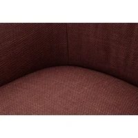 Kép 3/11 - Siena fotel forog tartós szövetből bordó 83,5x66x80 (ülőmagasság 42 )cm 7
