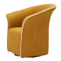 Kép 3/11 - Siena fotel forog tartós szövetből mustársárga 83,5x66x80 (ülőmagasság 42) cm 2