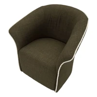 Kép 7/11 - Siena fotel forog tartós szövetből zöld 83,5x66x80 (ülőmagasság 42 ) cm 4