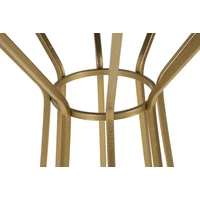 Kép 3/6 - Simple kerek asztal arany ø 50x100 cm