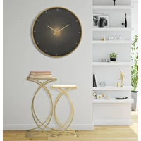 Kép 2/8 - Siomply asztalka art deco stílusban szett arany 35x35x70-30x30x60 cm 6