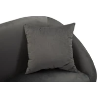 Kép 10/10 - Soffy kanapé 2db párnával szürke/ezüst 137x69x79 cm 5