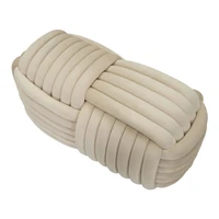 Kép 4/9 - Softy pad bársonyból krémszín 90x45x45 cm 3