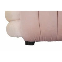 Kép 2/9 - Softy pad bársonyból rózsaszín 90x45x45 cm 6