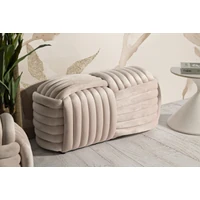Kép 3/9 - Softy pad bársonyból rózsaszín 90x45x45 cm 7