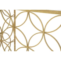 Kép 5/9 - Star márvány konzolasztal geometriai mitával arany 120x40x80 cm 4