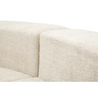 Kép 4/10 - Sziget kanapé 2db párnával fehér 238X92X78 cm 7