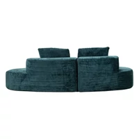 Kép 3/10 - Sziget kanapé 2db párnával kék 238X92X78 cm 7