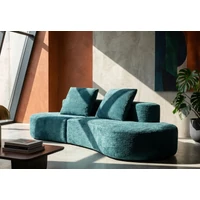 Kép 5/10 - Sziget kanapé 2db párnával kék 238X92X78 cm 9