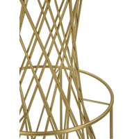 Kép 3/8 - Torony rúdasztal arany/fekete ø 70x103 cm