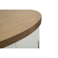 Kép 4/11 - Toulouse 2 ajtós szekrény modern stílusú fehér/barna79x48x67 cm 8
