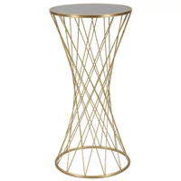 Kép 1/6 - Tower kerek asztal arany ø 40x80 cm