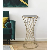 Kép 5/6 - Tower kerek asztal arany ø 40x80 cm