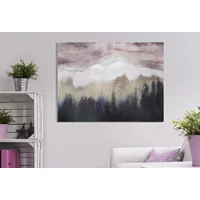 Kép 5/6 - Absztrakt festmény rózsaszín/arany 80x2,7x60 cm 4