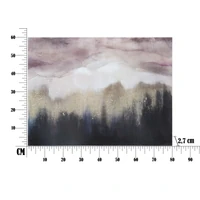 Kép 6/6 - Absztrakt festmény rózsaszín/arany 80x2,7x60 cm 5