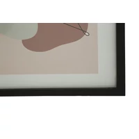 Kép 3/6 - Absztrakt női falikép -a- rózsaszín 35x2x47 cm 2