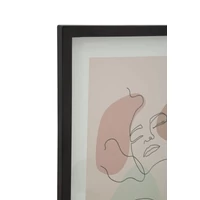 Kép 4/6 - Absztrakt női falikép -a- rózsaszín 35x2x47 cm 3