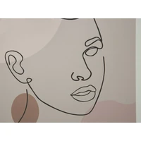 Kép 2/6 - Absztrakt női falikép -c- rózsaszín 35x2x47 cm 1