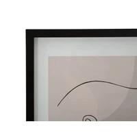 Kép 3/6 - Absztrakt női falikép -c- rózsaszín 35x2x47 cm 2