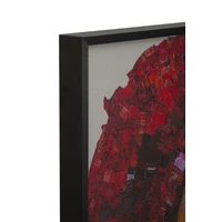 Kép 5/9 - Afro falikép LED fénnyel vászonra nyomtattva kerettel 60X3,5X90 cm 1
