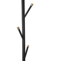 Kép 3/8 - Állófogas esernyőtartóval fekete/arany ø 26x176 cm