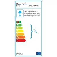 Kép 9/10 - Állólámpa minimalista stílusú arany/fehér ø 55x155 cm