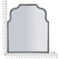 Kép 7/8 - Ankara fali tükör üveg szegéllyel szürke 85x1x100 (tükör mérete 78x93 ) cm 7