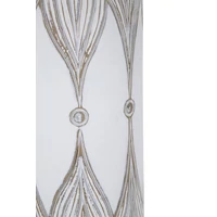 Kép 3/6 - Athéné váza törtfehér ø 15x60 cm