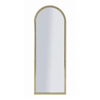 Kép 1/8 - Baku fali tükörr üveg szegéllyel arany 55x2x150 (tükör mérete 49x144 ) cm