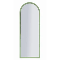 Kép 1/8 - Baku fali tükörr üveg szegéllyel zöld 55x2x150 (tükör mérete 49x144 ) cm