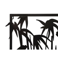 Kép 3/6 - Bambusz fali dekoráció barna/fekete 58x2x80 cm 2